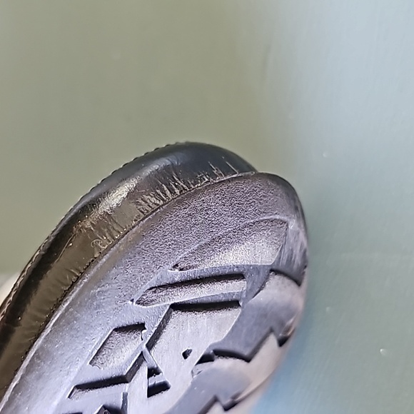 ROMIKA CITY, black and silver comfy leather loafers Size 9.5 (40) Y2K VICTORIAN - Picture 9 of 10